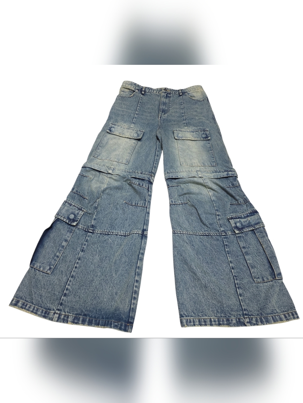 Balenciaga Women's Flared Cargo Pants - Picture 3 of 6